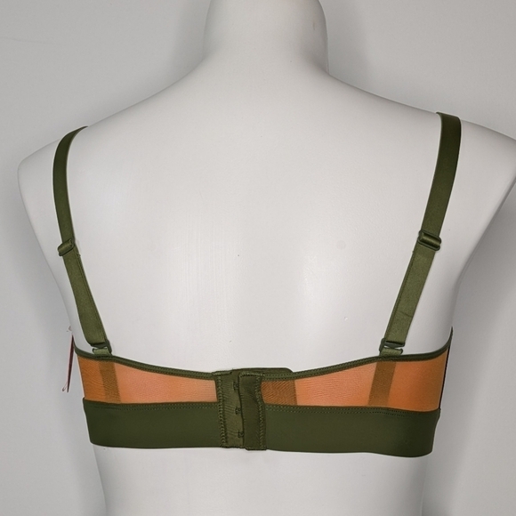 ✨3/$15 NWT Parade blue green unpadded bralette S2 - Picture 4 of 7